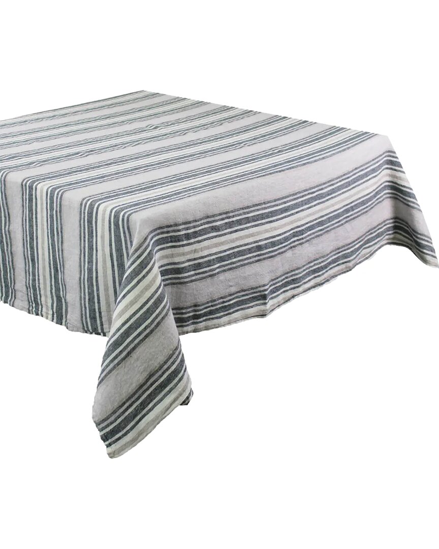 Garnier Thiebaut Sombrilla Gris French Tablecloth In Gray
