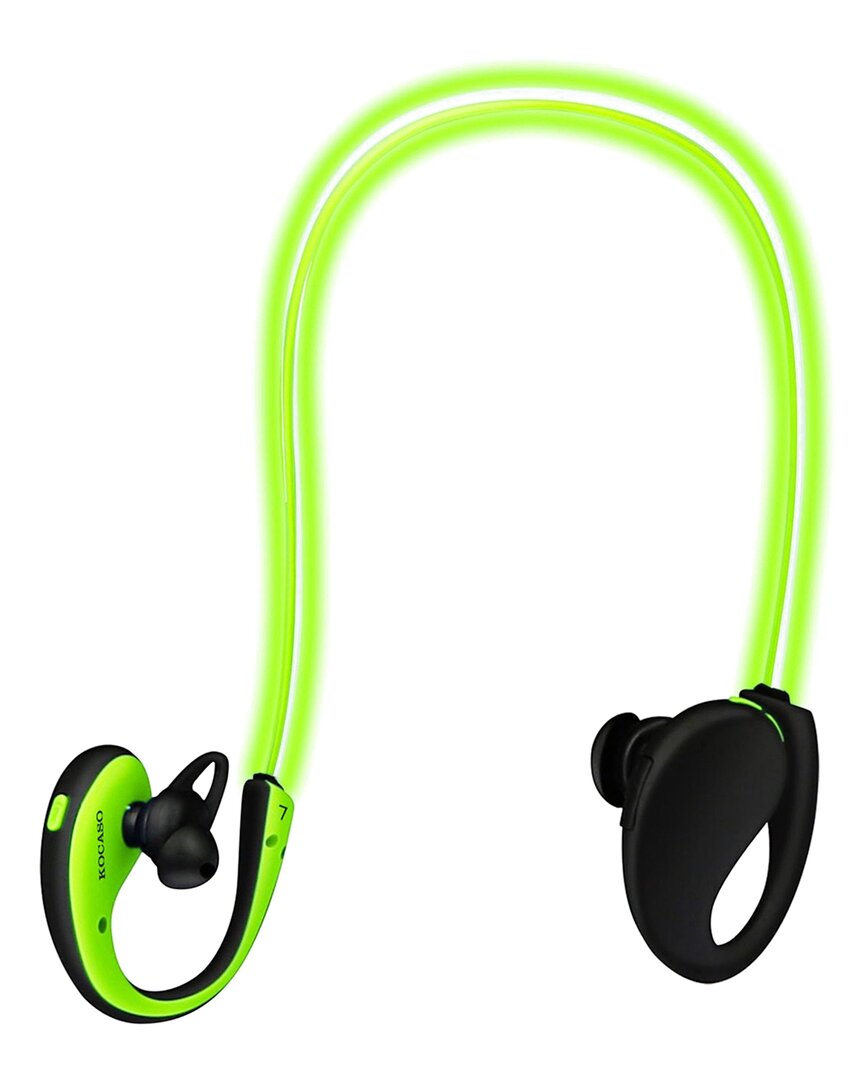 Fresh Fab Finds Kocaso Wireless Green Neckband Earphones