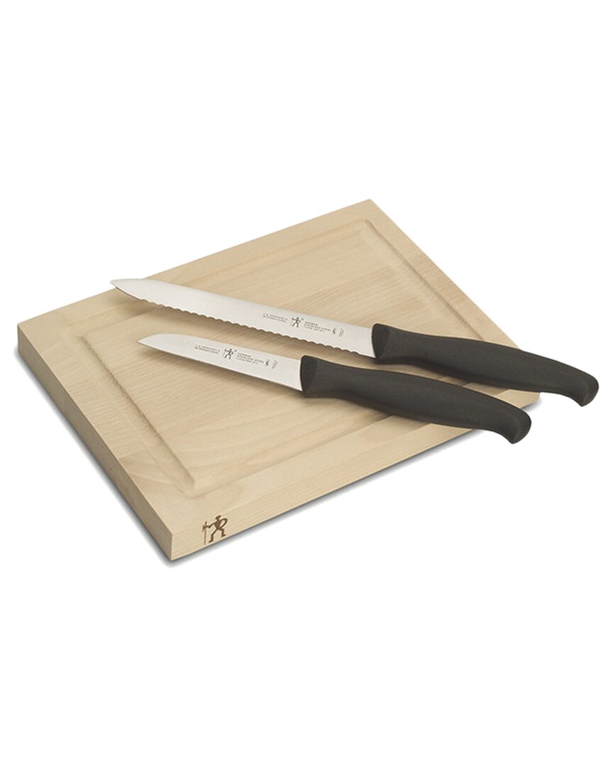 Zwilling J.a. Henckels 3pc Bar Knife & Board Set In Neutral