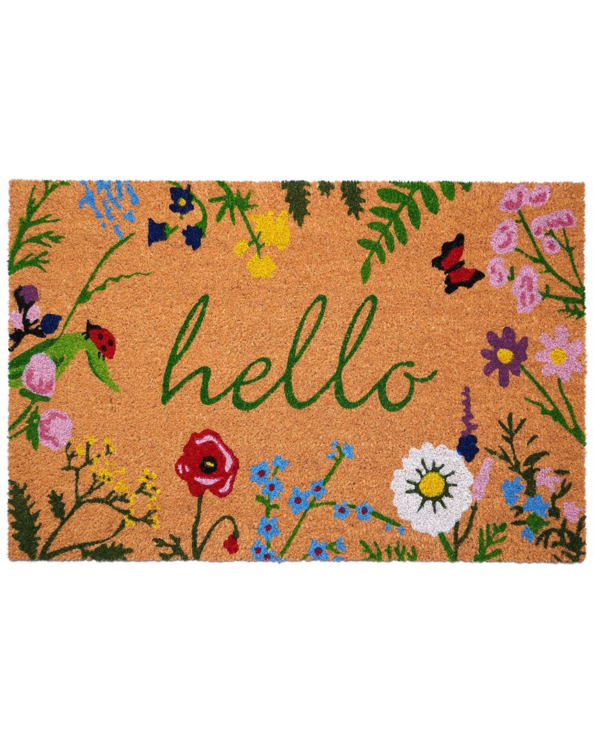 Calloway Mills Floral Hello Doormat