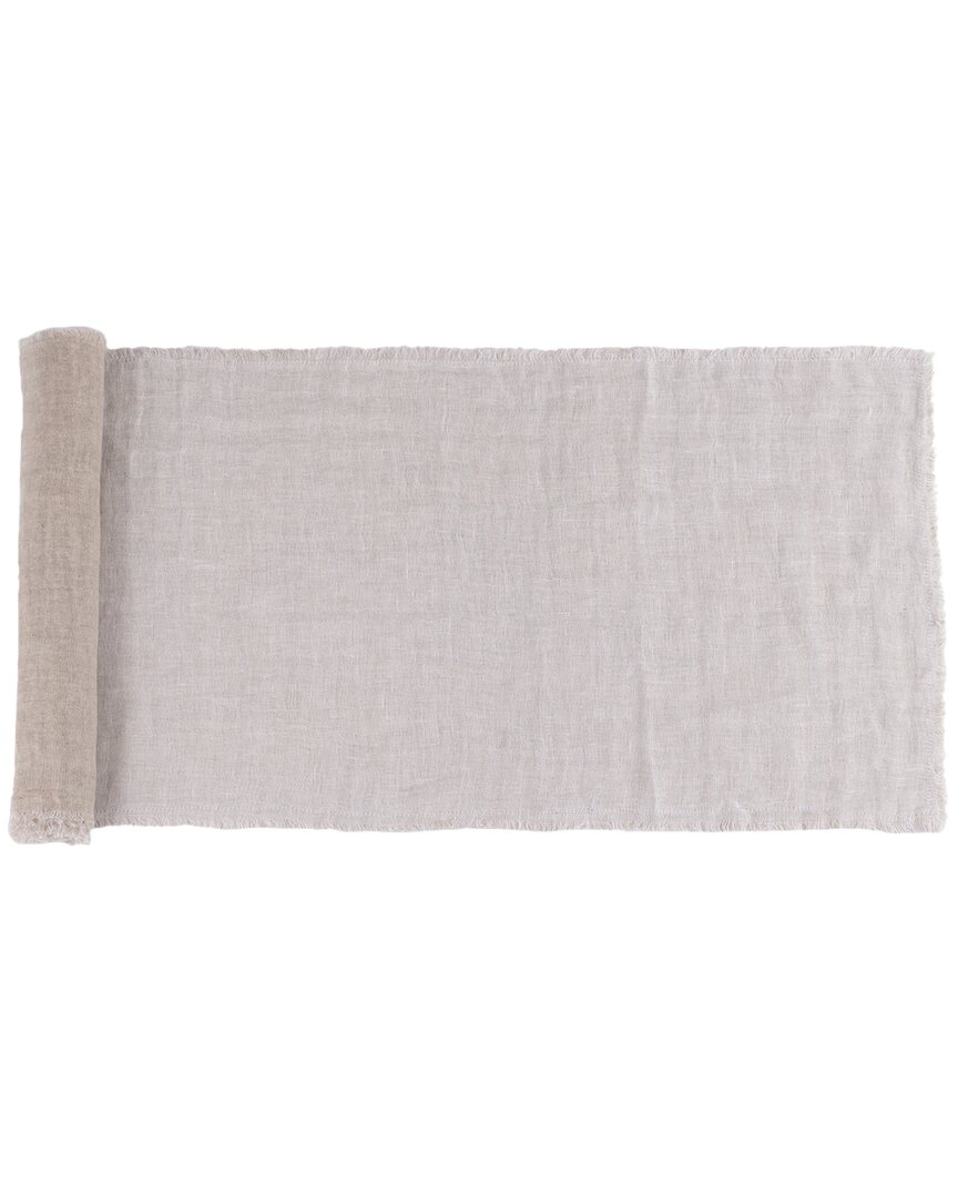 Amity Home Kent 108in Linen Table Runner