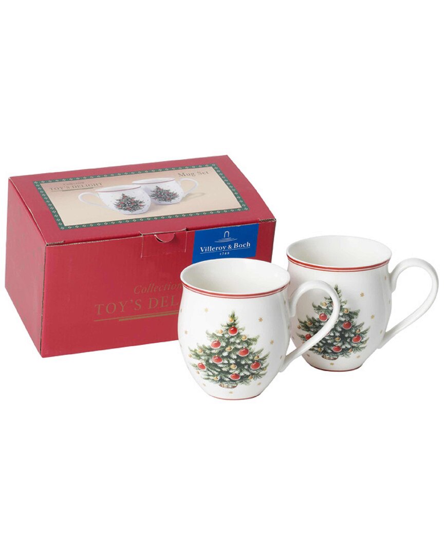 Villeroy & Boch Christmas Toy's Delight Set Of 2 Mugs