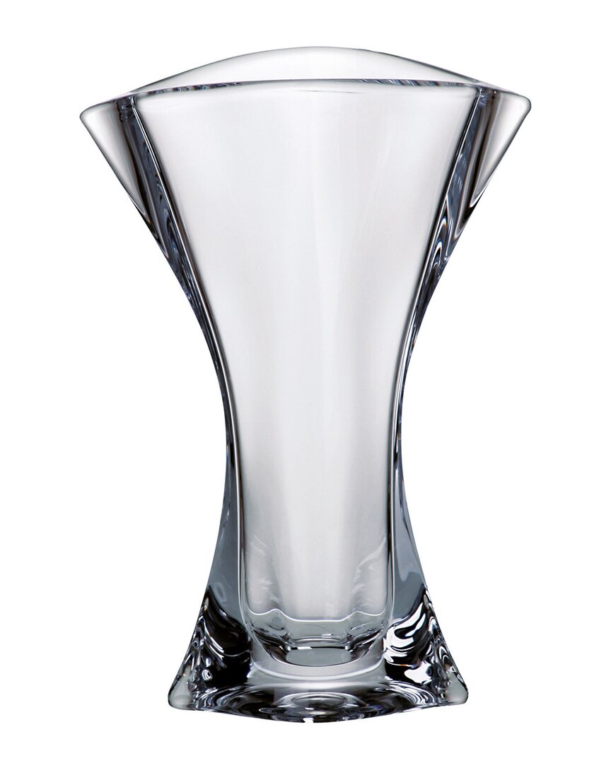 Barski Crystalline 9.5in Vase In Transparent