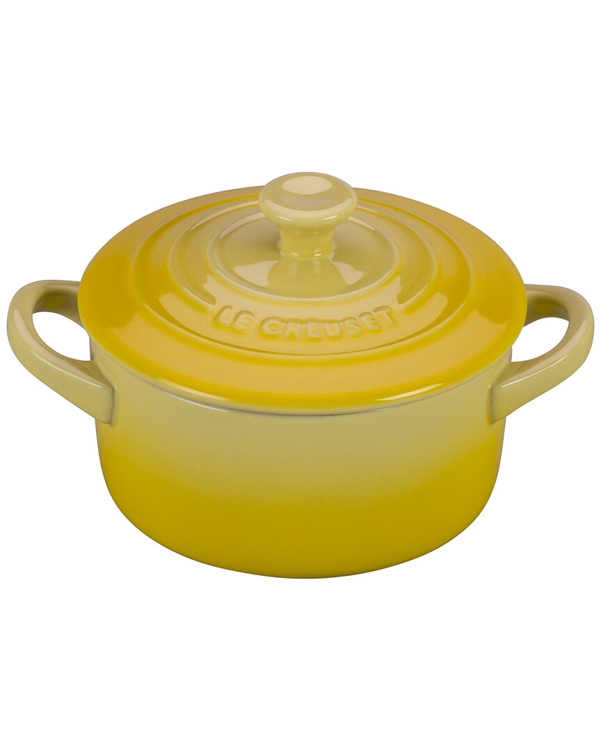 Le Creuset New Mini Round Cocotte In Yellow