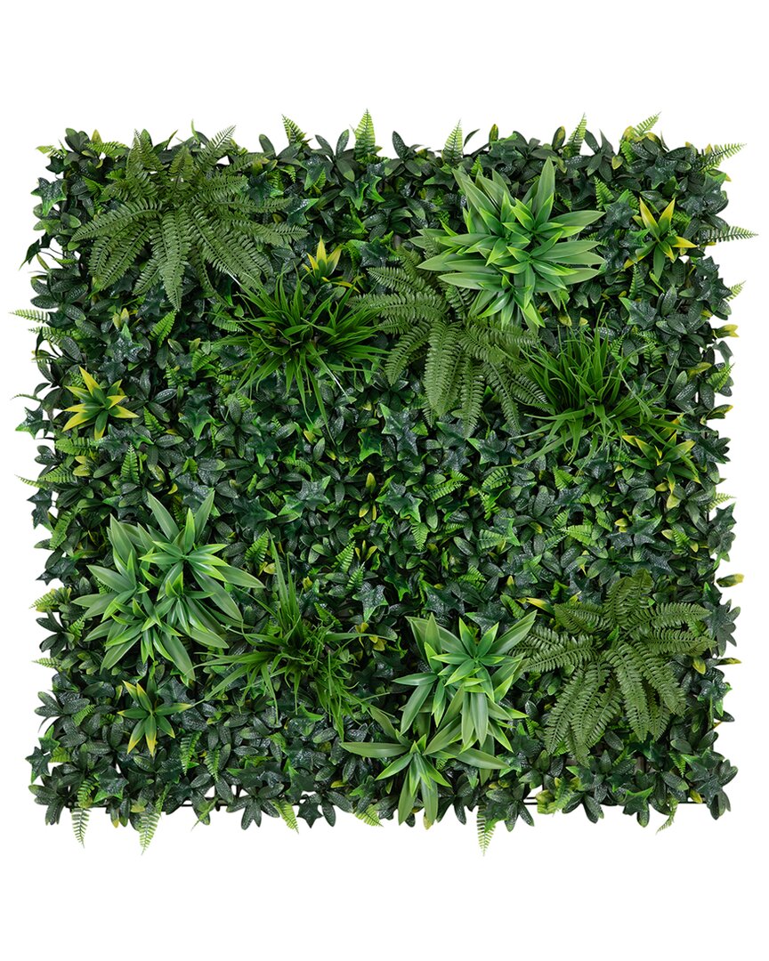 NEARLY NATURAL NEARLY NATURAL INDOOR/OUTDOOR UV-RESISTANT ANDEAN CLOUD FOREST ARTIFICIAL LIVING WALL PANEL 