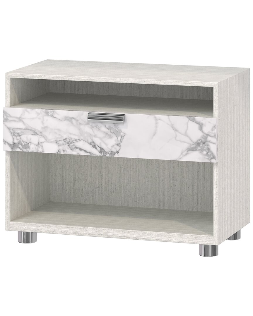 Bernhardt Stratum Nightstand With 1 Arabescato Drawer