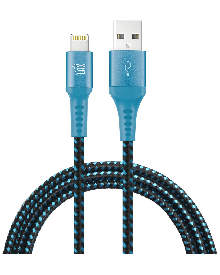Lax Gadgets Apple Mfi 6ft Certified Aqua Lightning To Usb Cable