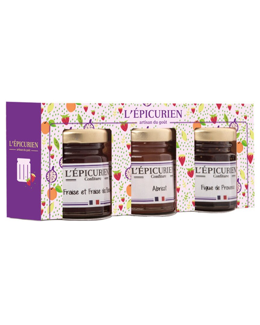 L'epicurien Mini Preserves Gift Set 6 Pack In Purple