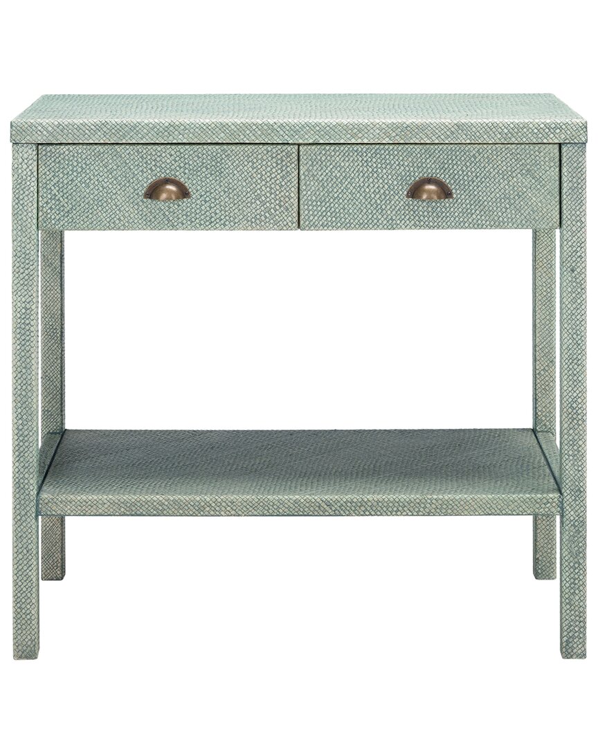 Safavieh Asa 2-drawer Console Table In Turquoise