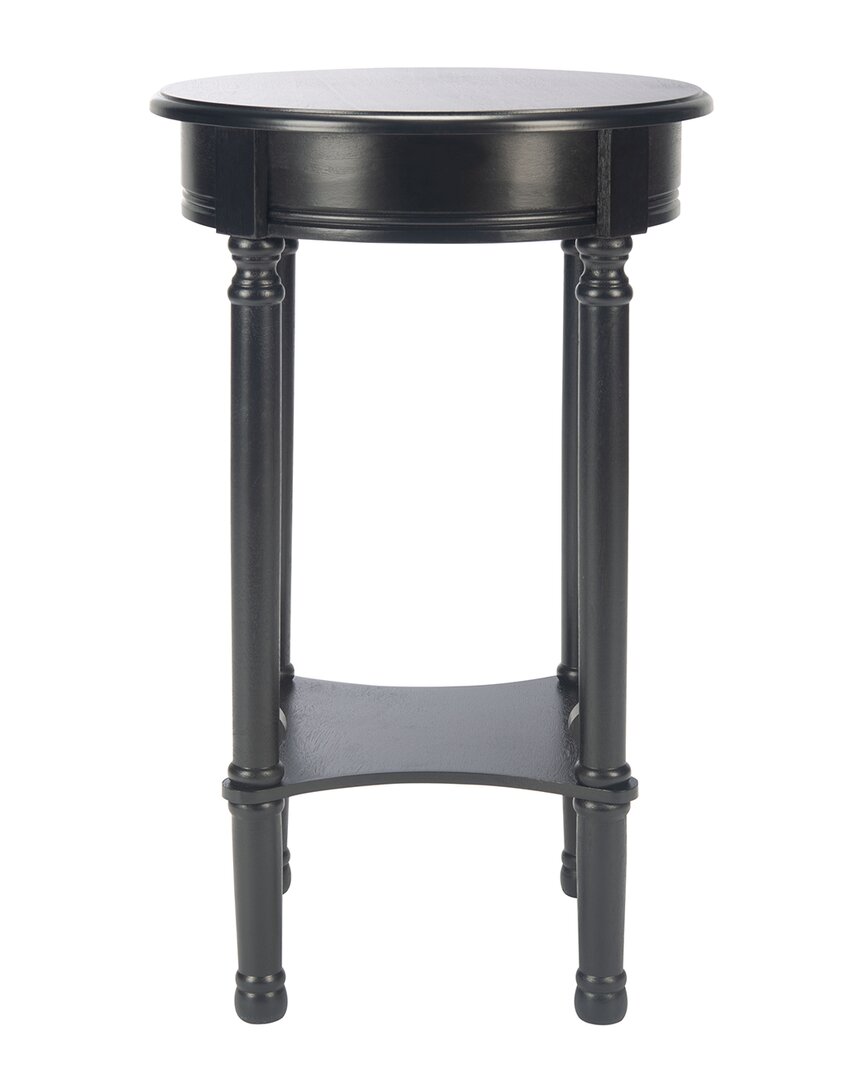 Safavieh Couture Tinsley Round Accent Table In Black