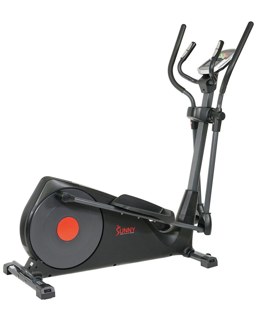 Sunny Health & Fitness Pre-programmed Elliptical Trainer In Steel