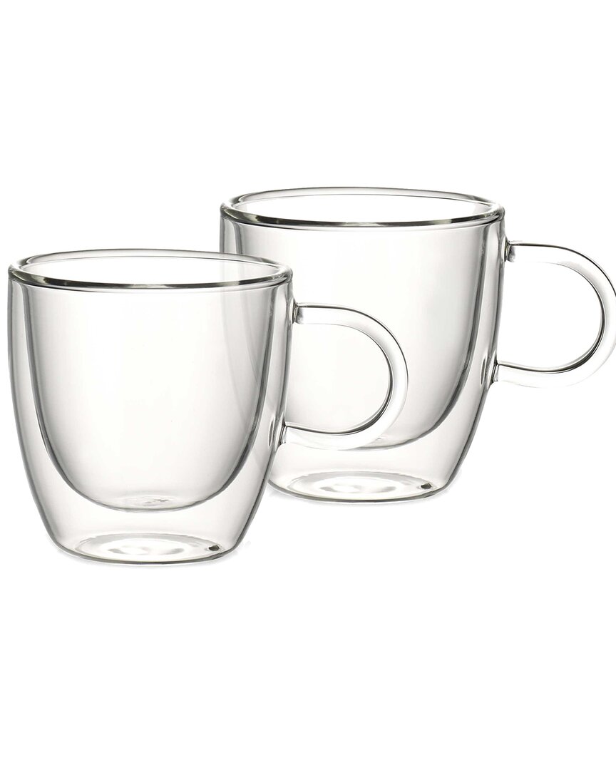 Shop Villeroy & Boch Artesano Set Of 2 Hot Beverages Cups In Clear