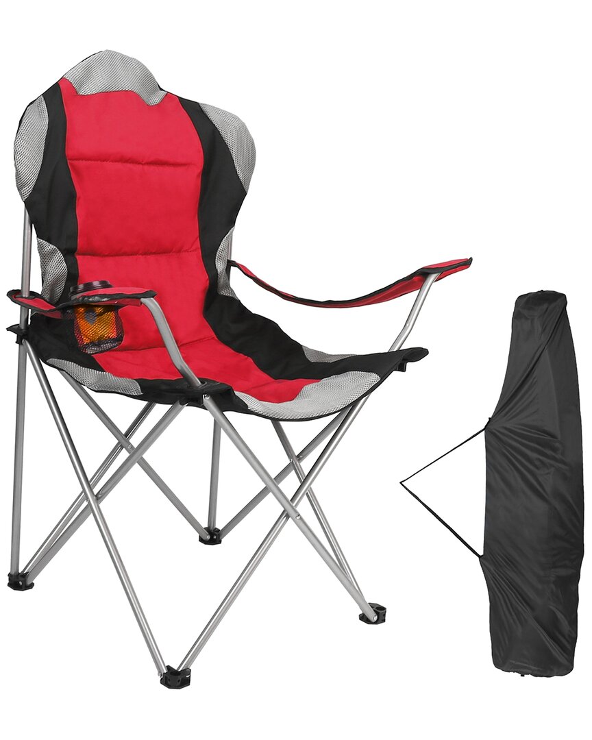 Fresh Fab Finds Foldable Red Camping Chair