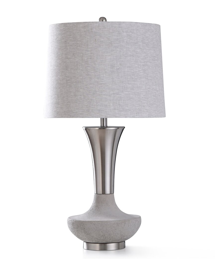 Stylecraft Dante Table Lamp In Silver