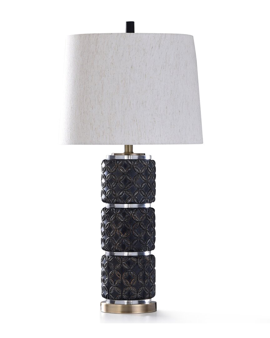 Stylecraft Malta Table Lamp In Black