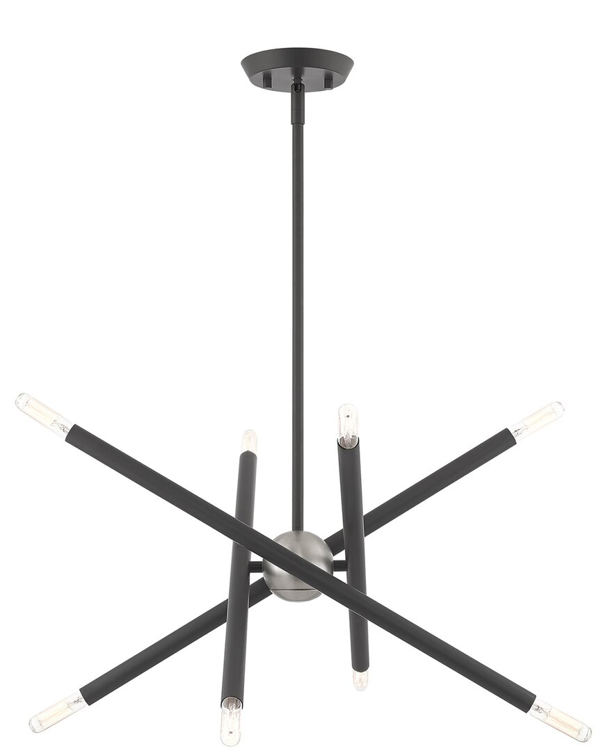 Livex Lighting 8-light Scandinavian Gray Pendant