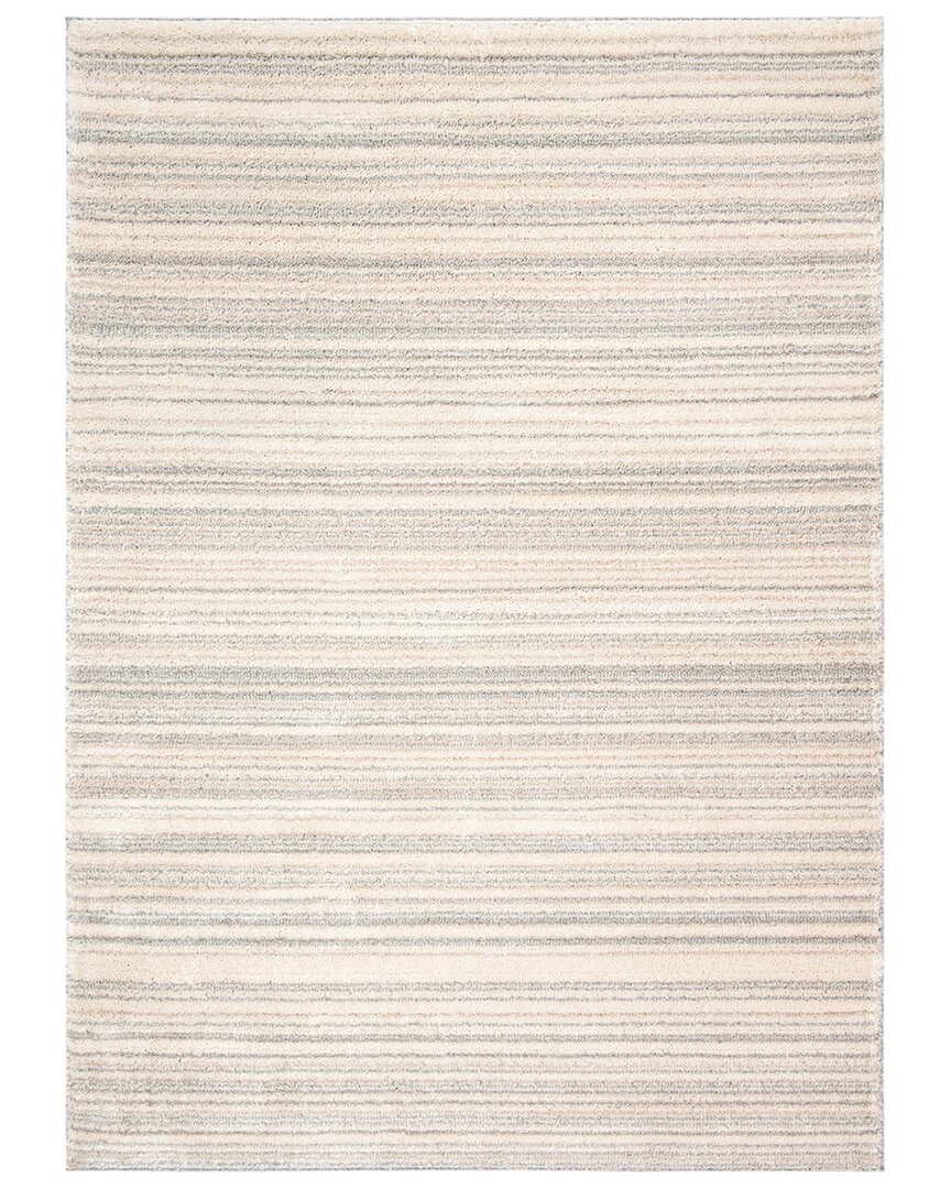 Martha Stewart Lucia Shag Polypropylene Pile Rug In Grey