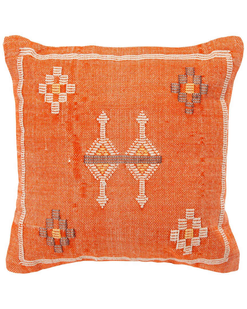 Safavieh Pyrra Pillow In Orange