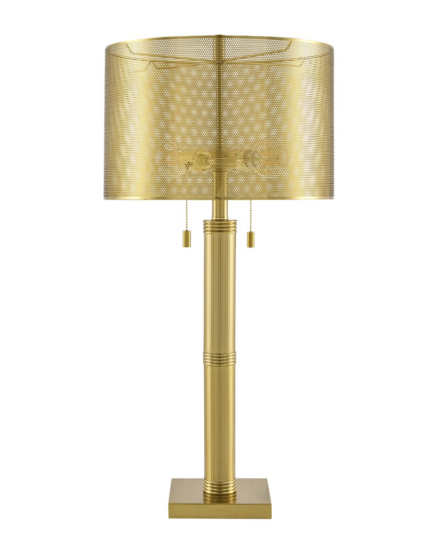 Livabliss Nozay Accent Table Lamp In Gold