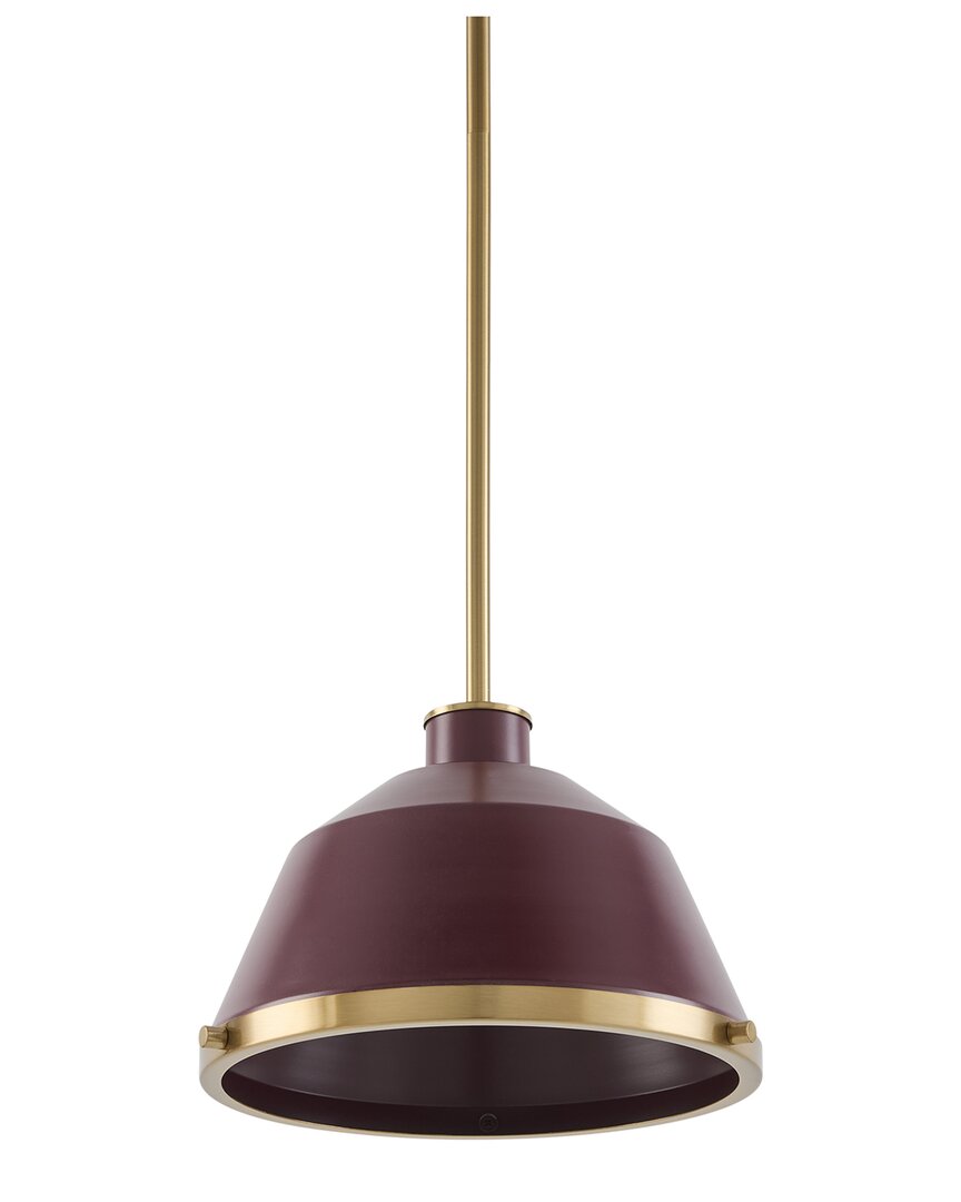 Surya Valente Pendant In Brown