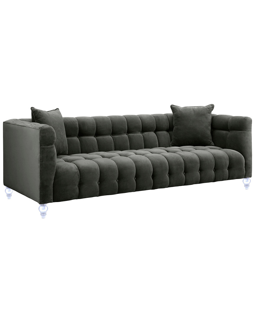 Tov Bea Grey Velvet Sofa