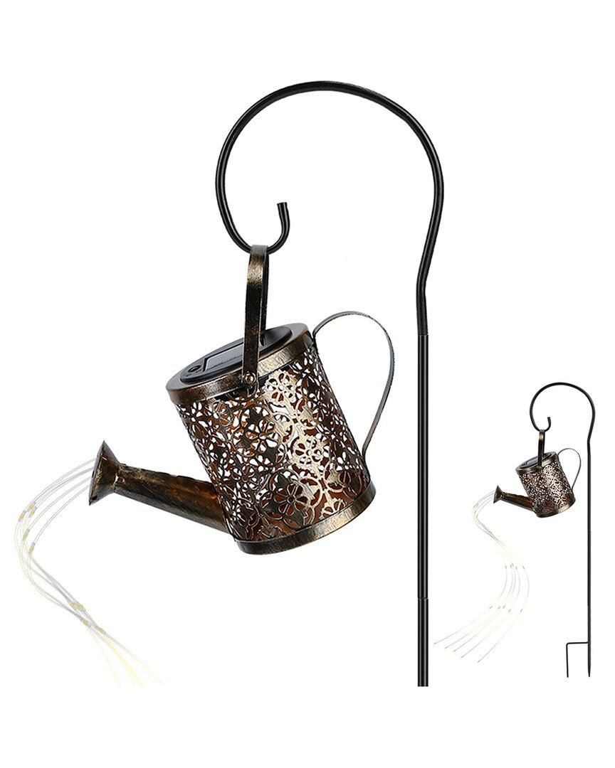 FRESH FAB FINDS FRESH FAB FINDS SOLAREK SOLAR WATERING CAN STRING LIGHT