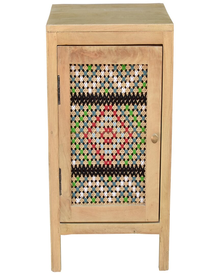 Progressive Furniture Nightstand With Door Cabinet In Brown
