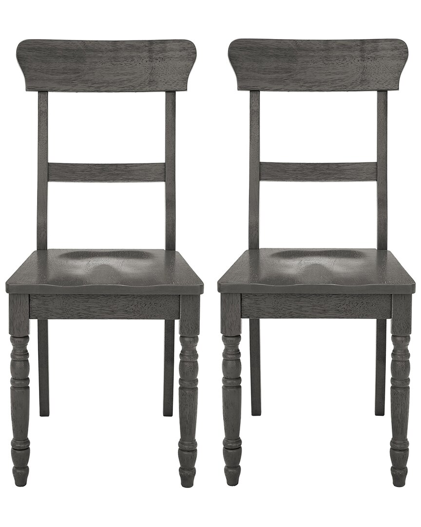 Progressive Furniture Set Of 2 Dining Chairs In Gray