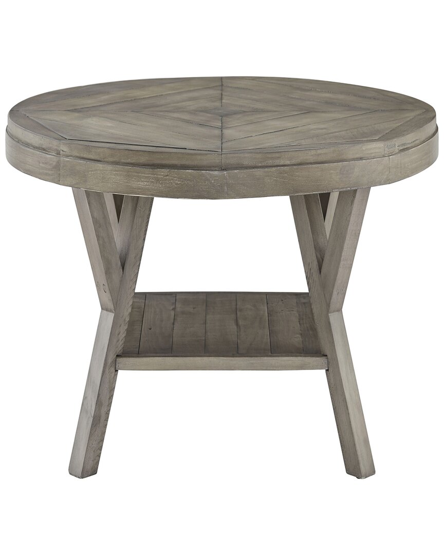Progressive Furniture Round Cocktail Table In Gray