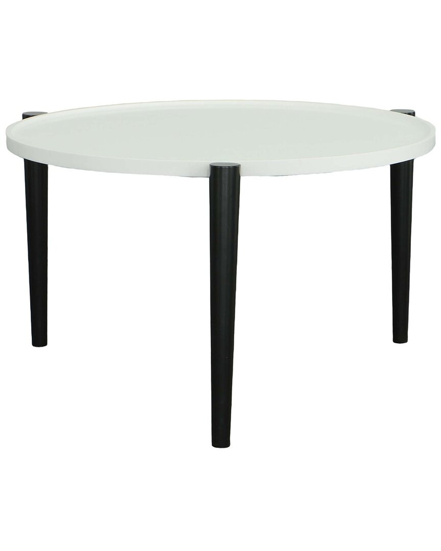 Progressive Furniture Round Cocktail Table In White