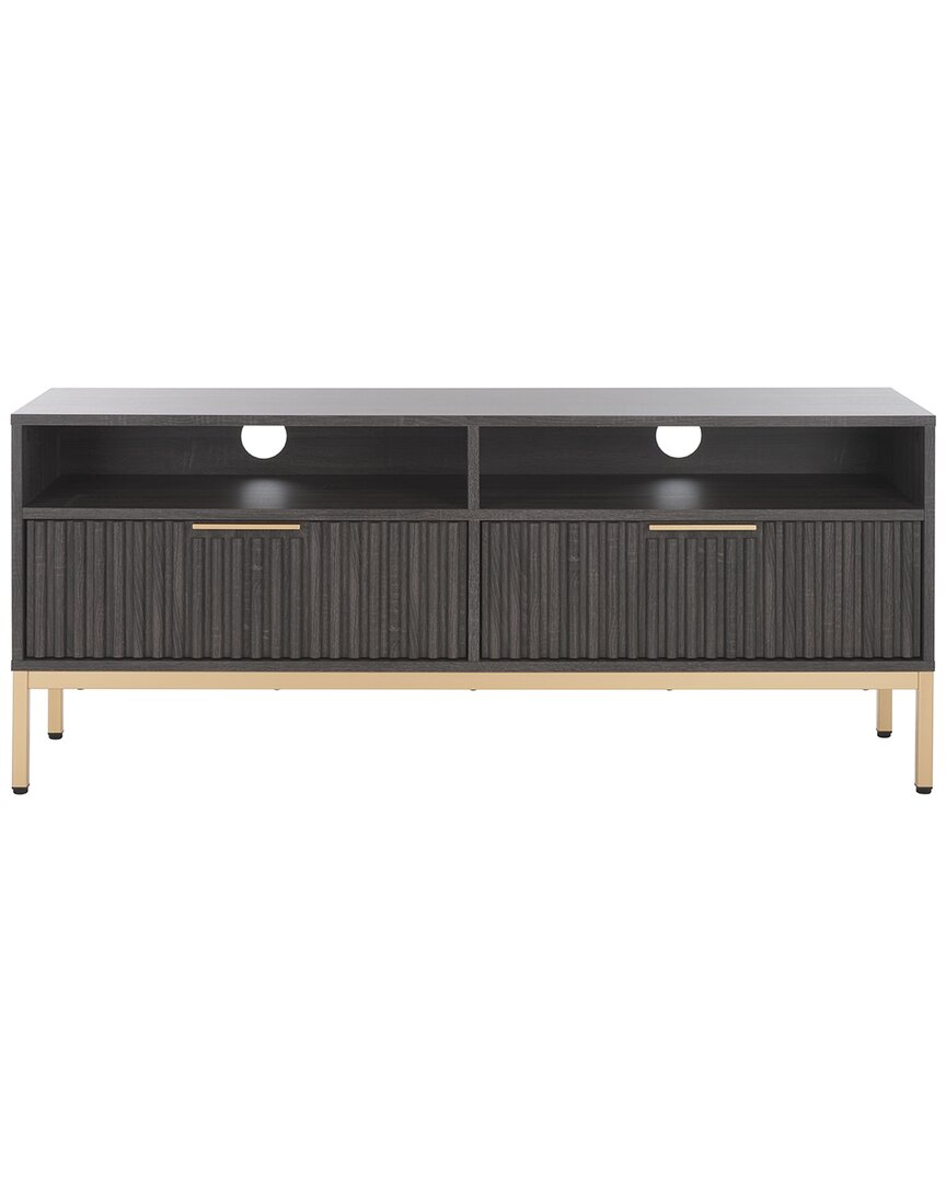 Safavieh Lylia 2-drawer & 2-shelf Media Stand In Black