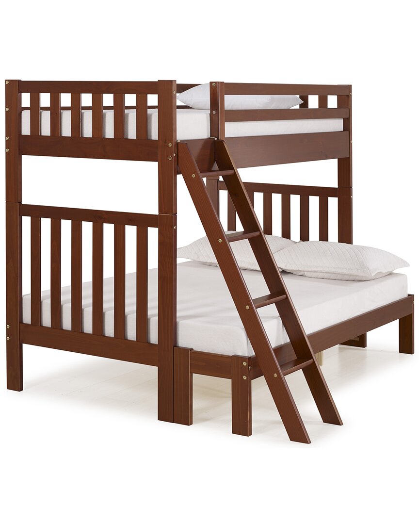 Shop Alaterre Aurora Twin Over Full Wood Bunk Bed