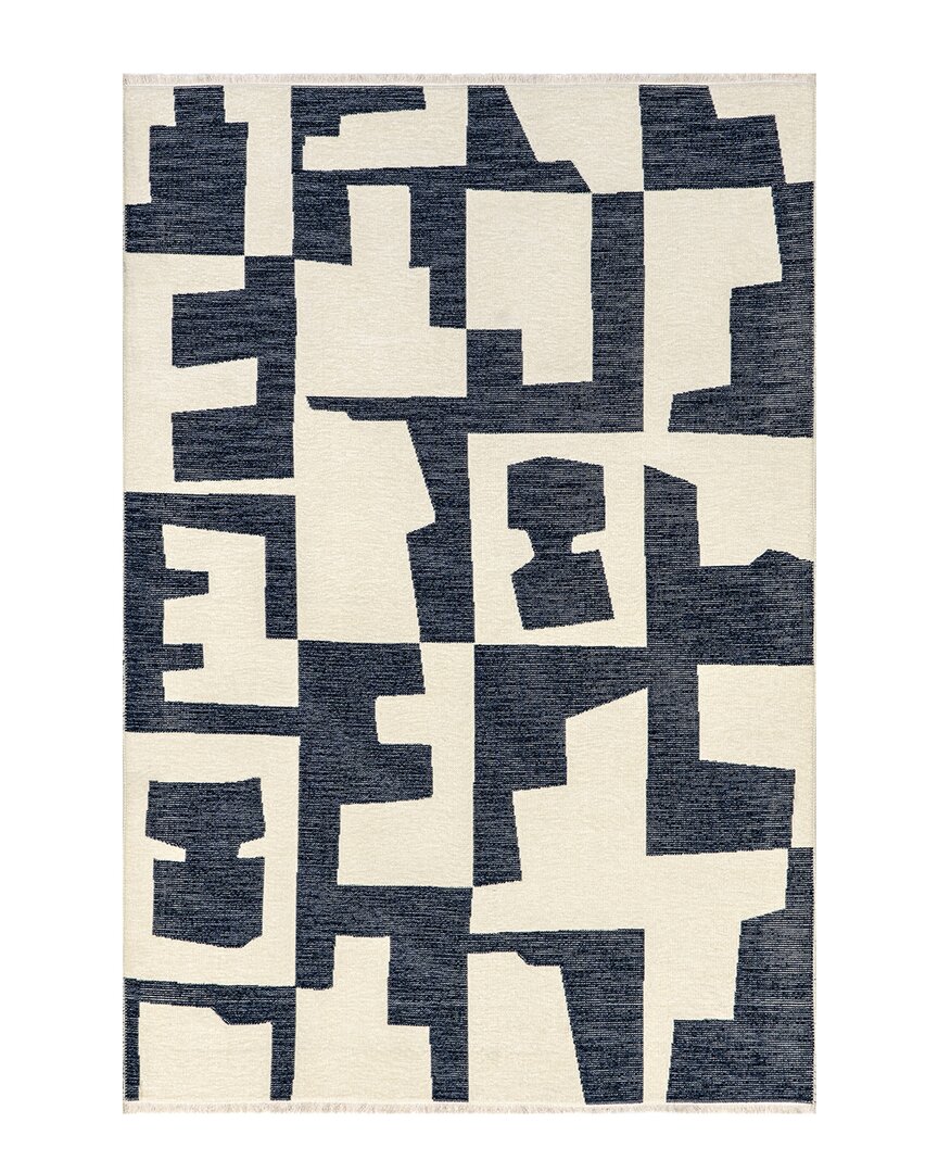 Nuloom Viktoria Superiorwash Modern Abstract Reversible Machine Washable Rug