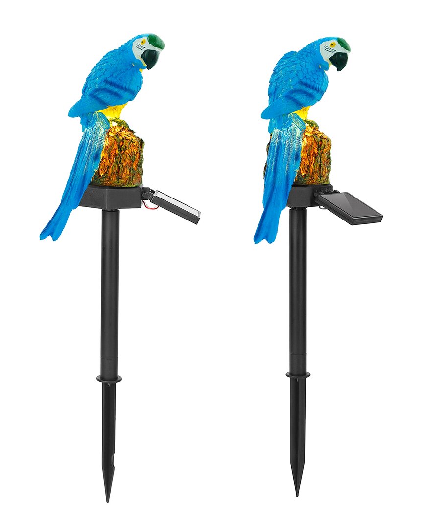 FRESH FAB FINDS FRESH FAB FINDS SOLAR POWERED PARROT GARDEN LIGHT