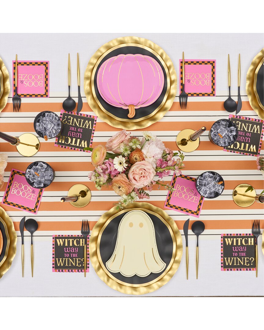 Sophistiplate Boo Bold 136 Pc Table Setting - Service For 16 In Gold