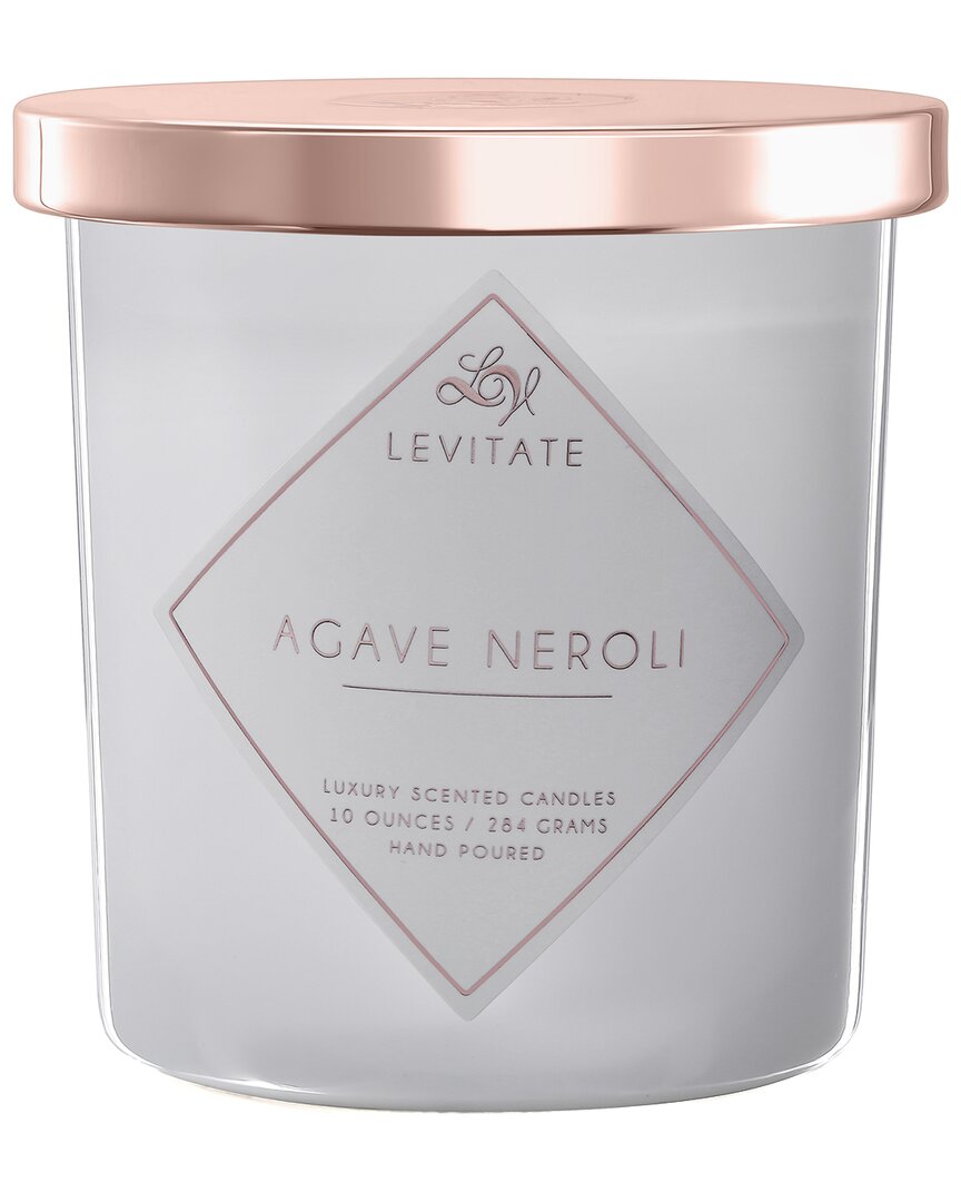 Levitate Candles Everyday Essentials Agave Neroli 10oz Scented Candle In White