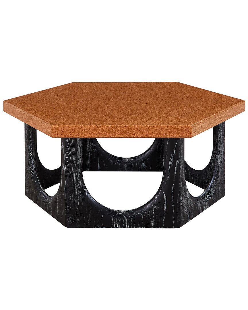 Jonathan Adler Coliseum Cocktail Table In Brown