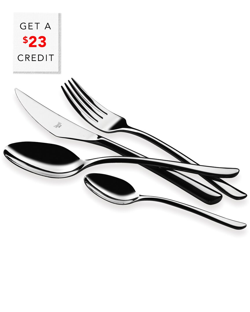 Mepra Edera 24pc Flatware Set With $23 Credit
