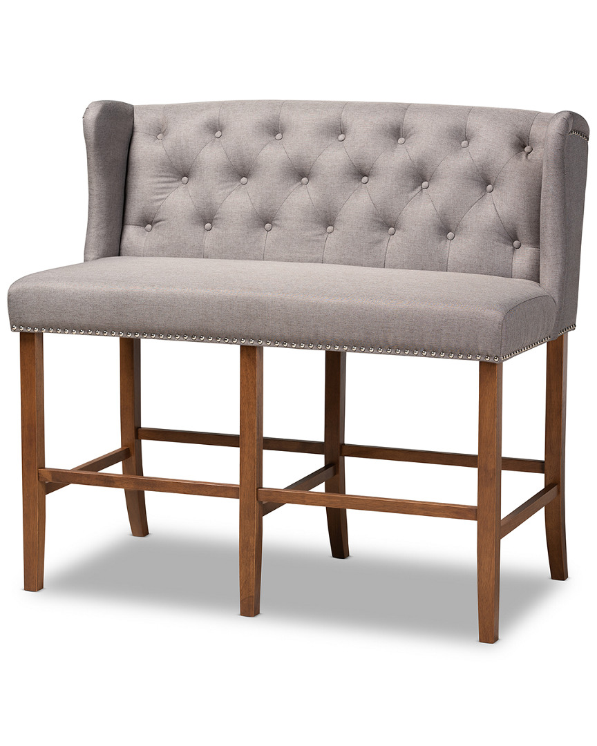 Baxton Studio Alira Bar Stool Bench