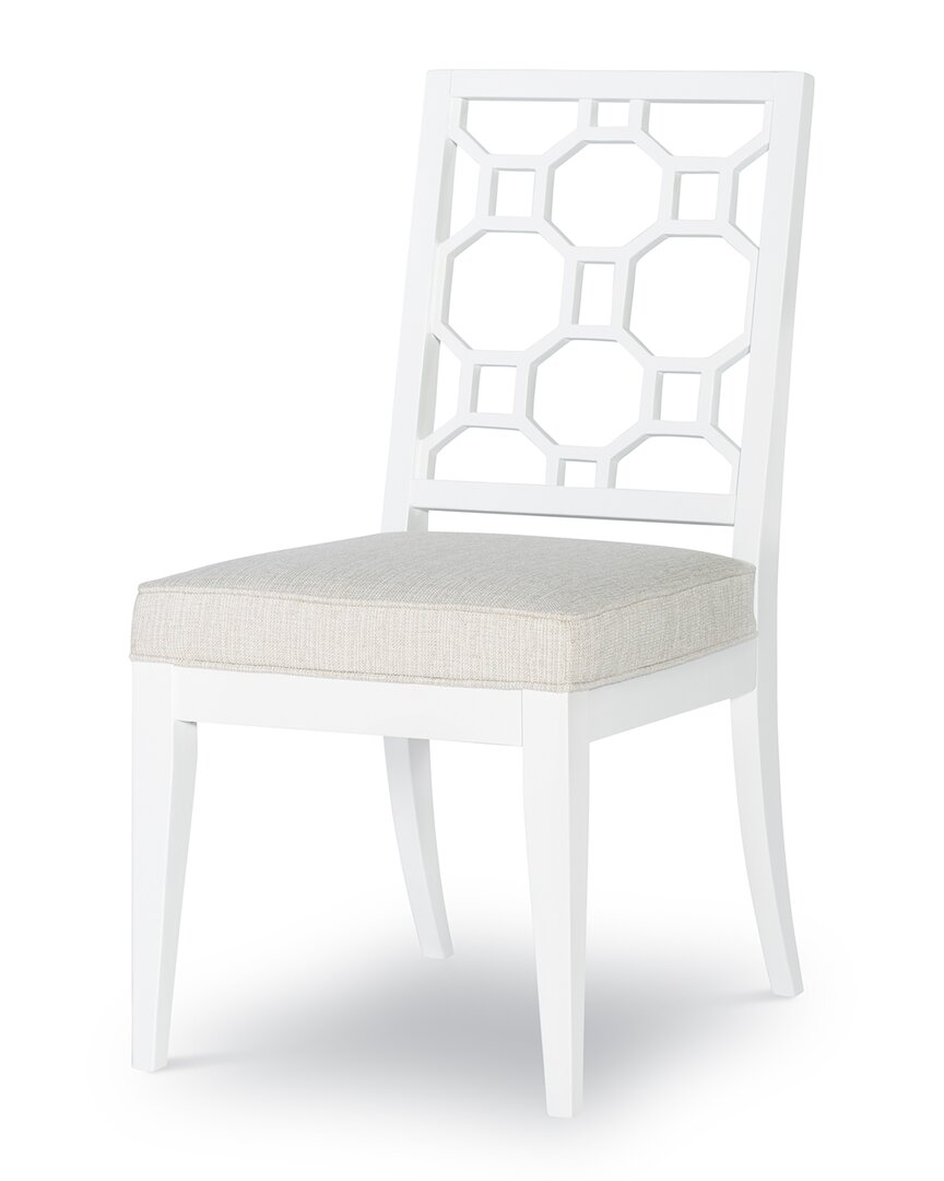 Rachael Ray Home Set Of 2 Chelsea Lattice Back Side Chairs