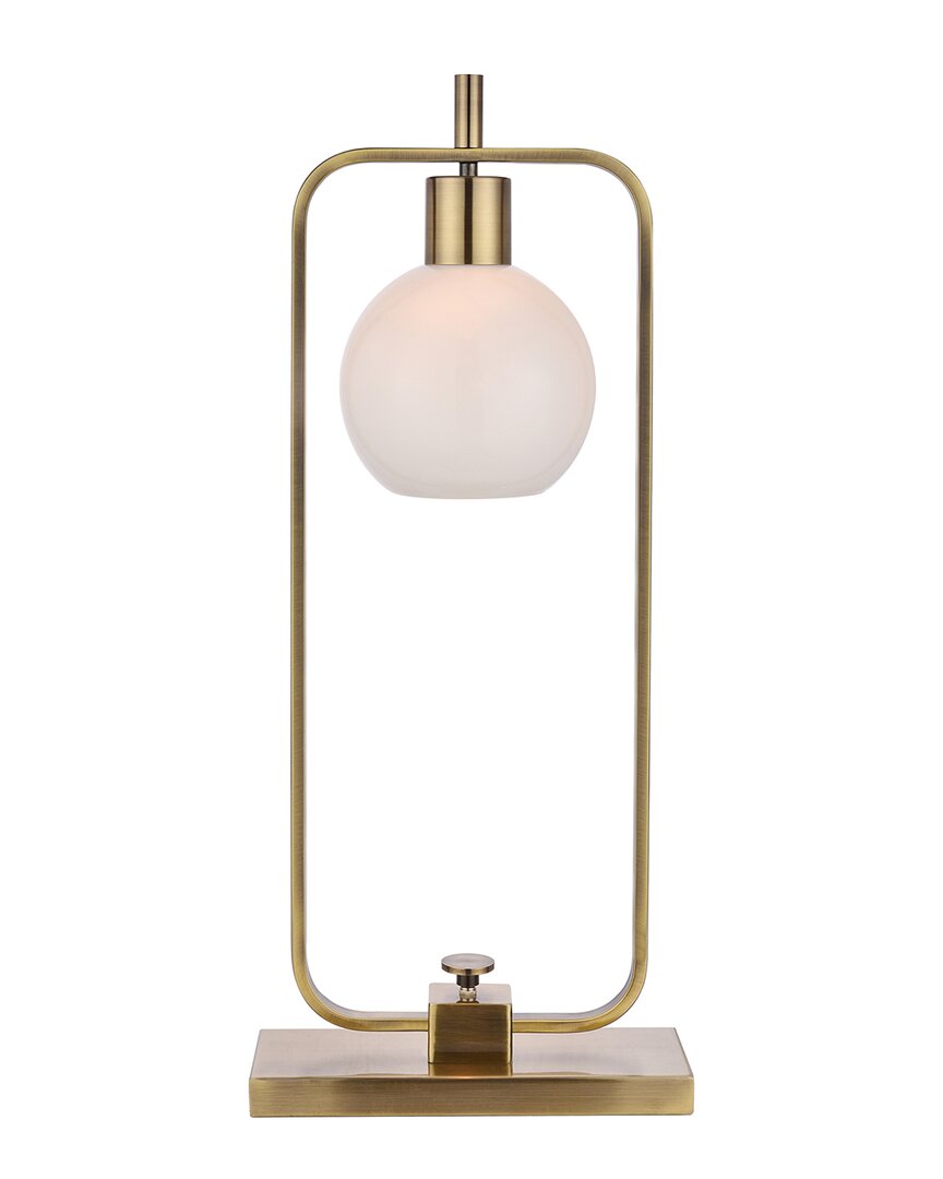 Harp & Finial Lighting Crosby Table Lamp In White