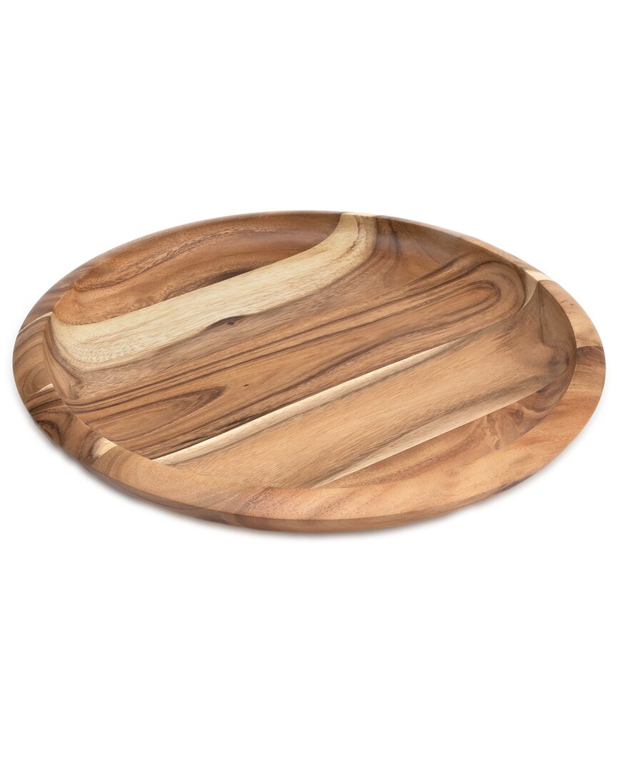Lipper International Acacia Grand Centerpiece Platter In Brown