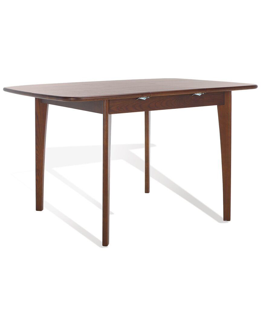 Safavieh Couture Barbossa Extendable Dining Table In Brown