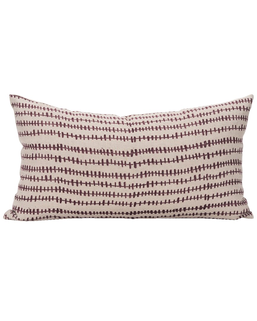 Shop Mercana Jenna Decorative Linen Lumbar Pillow Cover