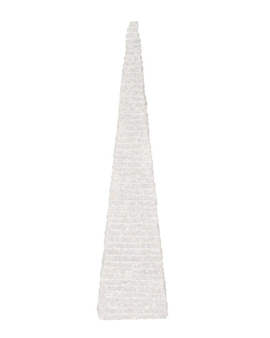 Shop Mercana Pyramis 16in Rough Marble Obelisk