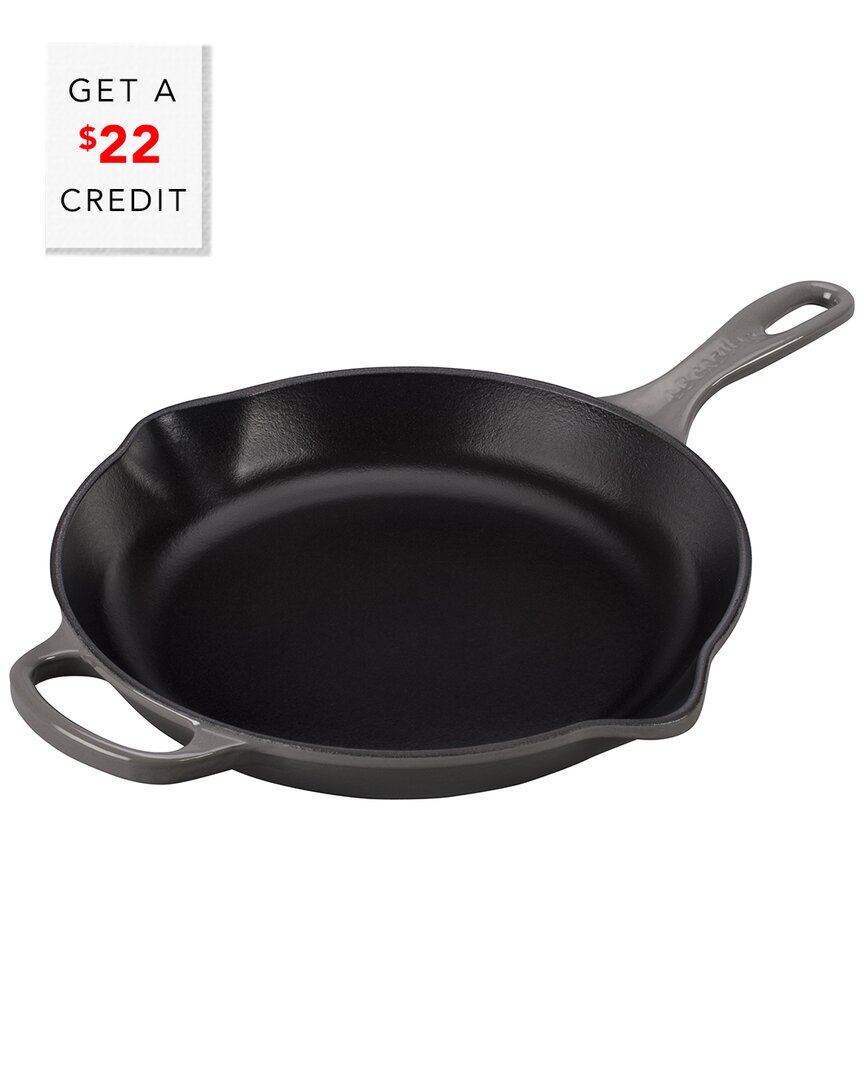 LE CREUSET LE CREUSET 10.25IN SIGNATURE IRON HANDLE SKILLET WITH $22 CREDIT