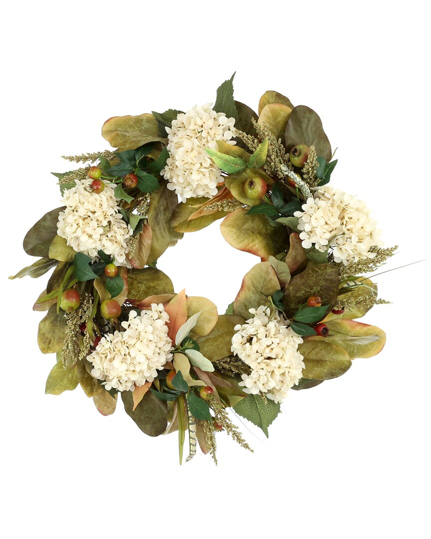 Creative Displays Handmade Fall Wreath With Hydrangeas In Multi