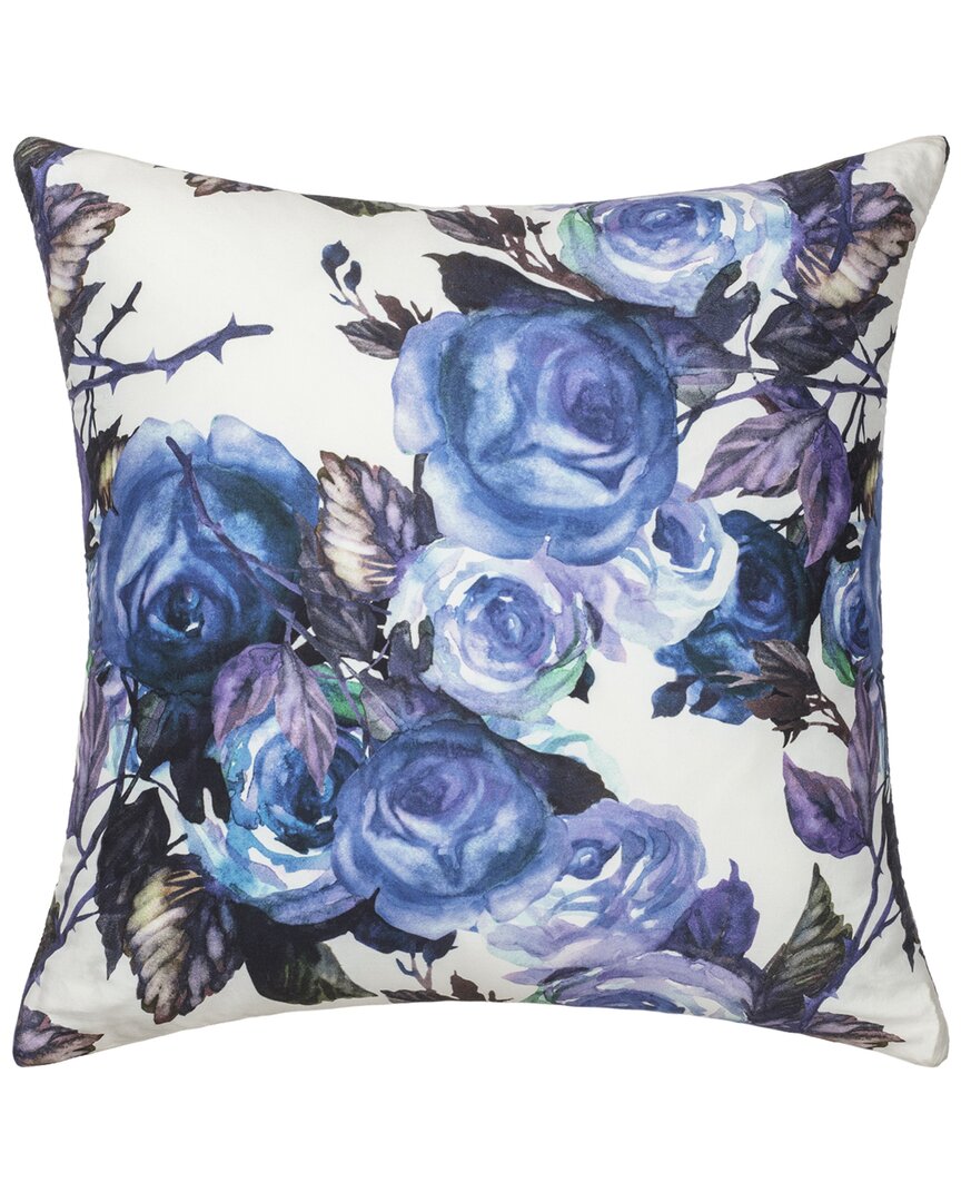 Linum Home Textiles Victoria Decorative Square Pillow Cover In Blue