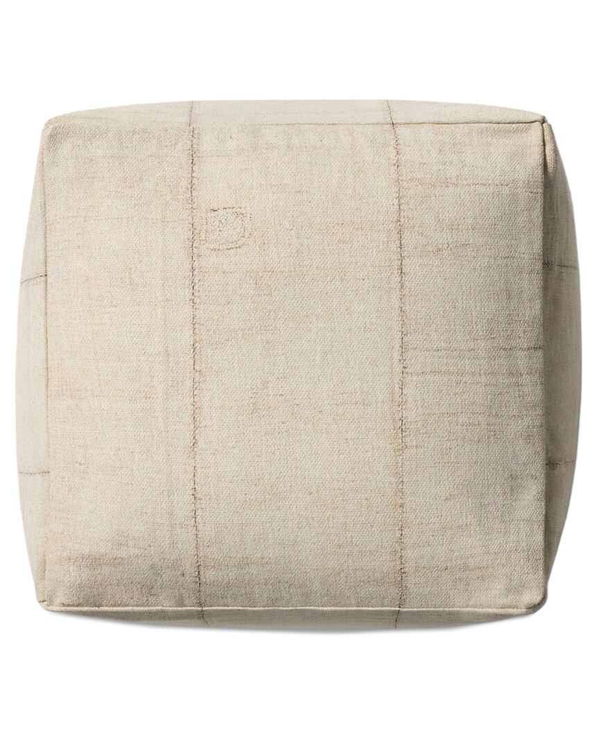 Loloi Ii Loloi Decorative Pouf In Ivory