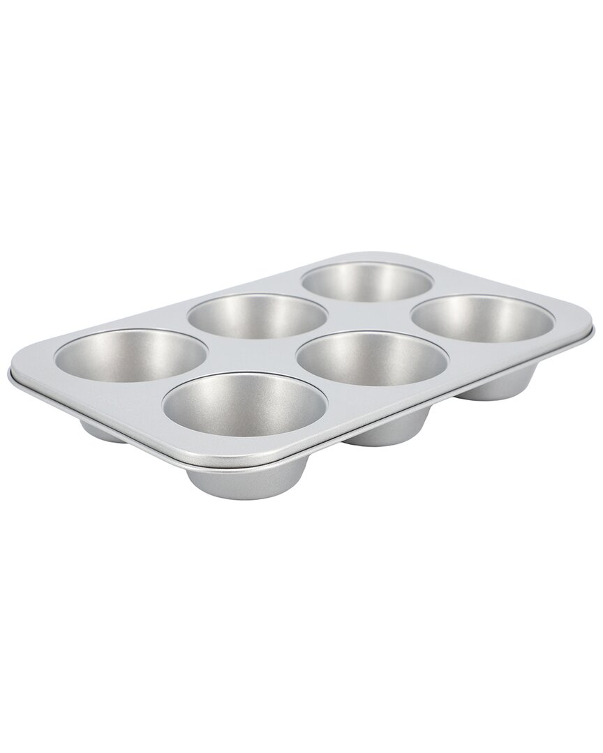 Martha Stewart Everyday Bakeaway 6-cup Nonstick Carbon Steel Muffin Pan